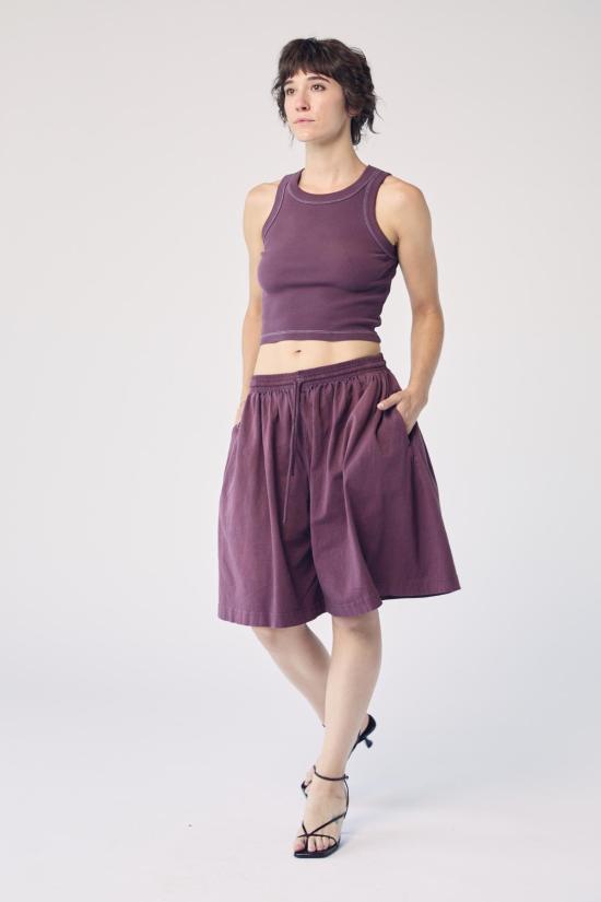  MAISON MARKOSIAN 숏팬츠 메종 마르코시안 가먼트 다이드 쇼츠