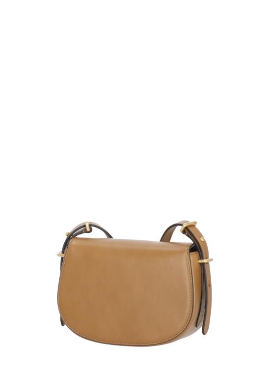 26SS 랄프 로렌 폴로 ID 레더 새들백 랄프 로렌 428891391 002 Brown - RALPH LAUREN