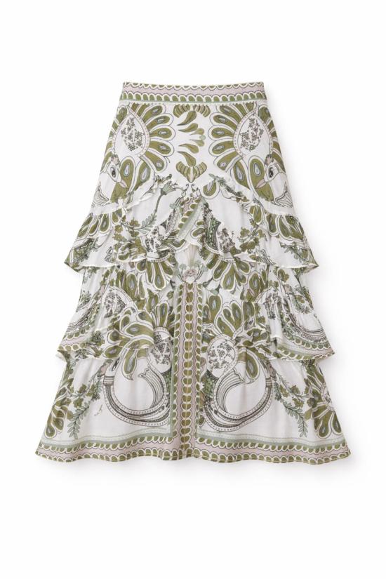  Lug Von Siga 미디 스커트 Lucia  베이지