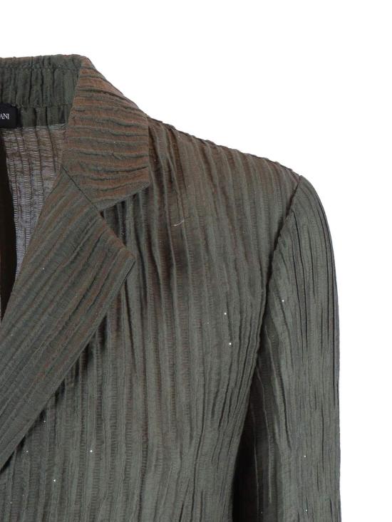  엠포리오 아르마니 수트 자켓 블레이저 그린 - EMPORIO ARMANI