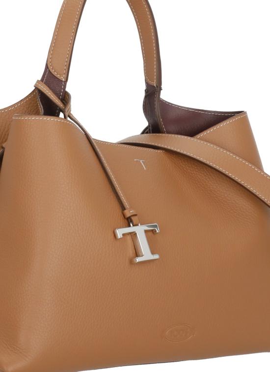 26SS 토즈 스몰 토트백 XBWAPAJ0300QRI 9P13 Brown - TODS