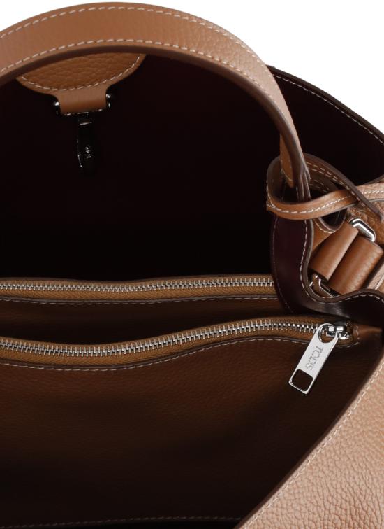 26SS 토즈 스몰 토트백 XBWAPAJ0300QRI 9P13 Brown - TODS