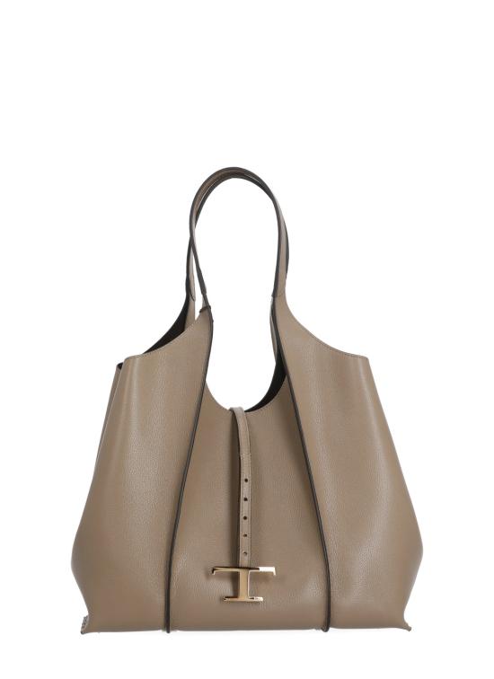 26SS 토즈 T 타임리스 미니 쇼핑백 XBWTSBA0300XSO C413 Brown