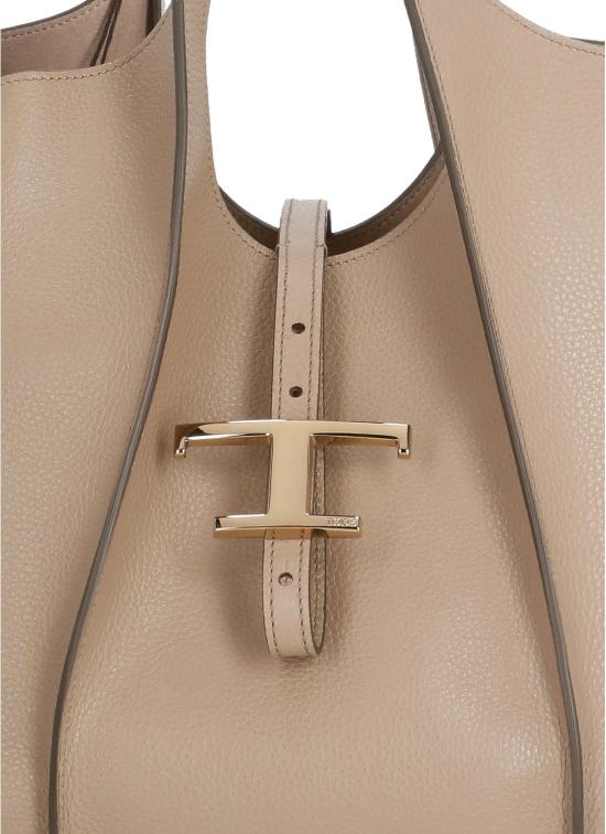 26SS 토즈 T 타임리스 쇼퍼 백 스몰 XBWTSBA0200XSO C428 Brown - TODS