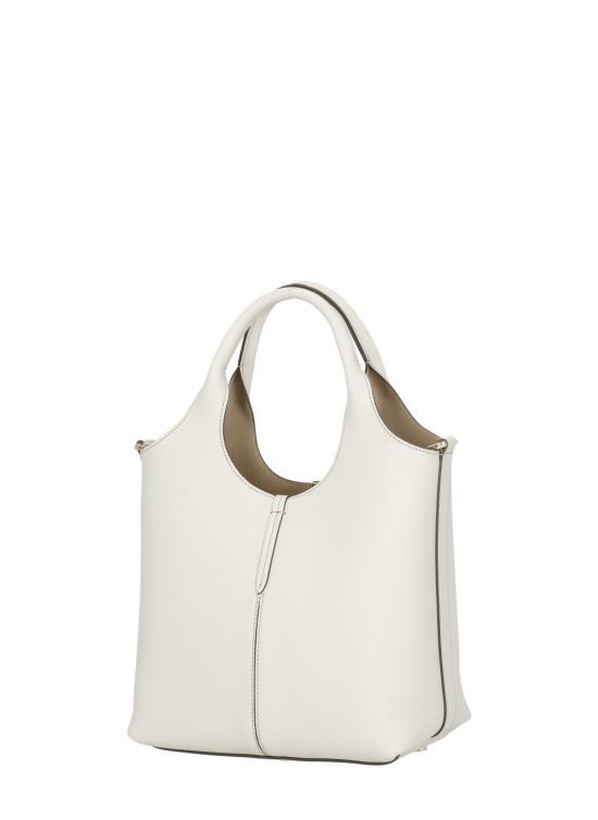 26SS 토즈 레더 미니 토트 쇼핑백 XBWEBRF0100UBL 1O92 Ivory - TODS