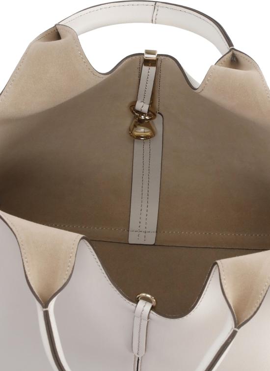 26SS 토즈 레더 미니 토트 쇼핑백 XBWEBRF0100UBL 1O92 Ivory - TODS