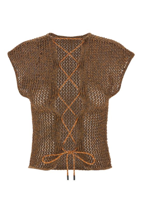 26SS 알파스튜디오 반팔 티셔츠 AD6310C 2009 Cioccolato