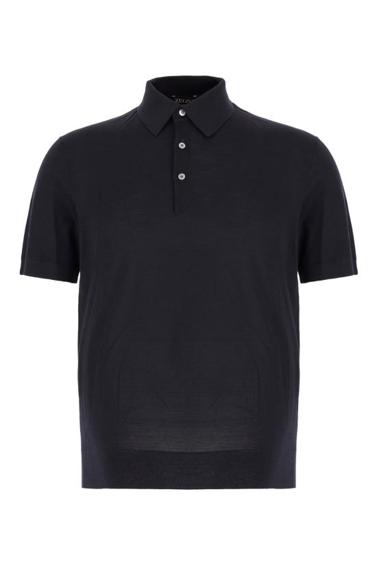 26SS 에르메네질도제냐 폴로 티셔츠 POLUH15M9A3 B09 NAVY BLUE