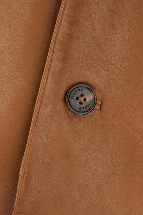 26SS 아이스 비 아이스버그 가죽 자켓 ZL106806 2218 REDDISH BROWN - ICE B ICEBERG