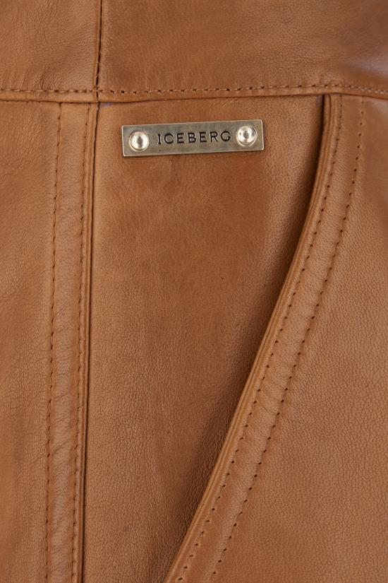 26SS 아이스 비 아이스버그 미디 스커트 ZC206806 2218 REDDISH BROWN - ICE B ICEBERG