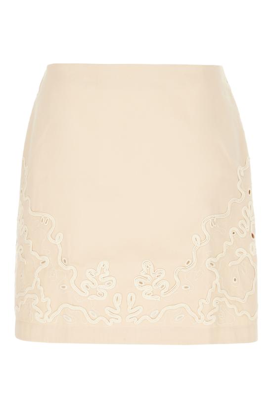 26SS 휴고보스 숏 스커트 50559269 287 OPEN BEIGE