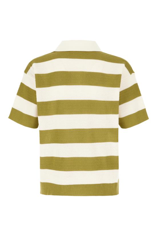 26SS 아미 폴로 티셔츠 HPL432KN0153 A041 BLANC CREME MATCHA - AMI