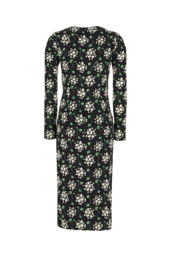 26SS 돌체앤가바나 미디 원피스 F664HTFSA85 HX6BX BIANCO NERO - DOLCE & GABBANA