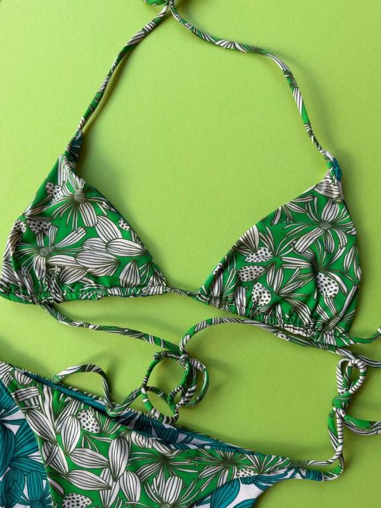  시위 비키니 수영복 칸투스 리버서블 트라이앵글 비키니 탑 팜 스프링스