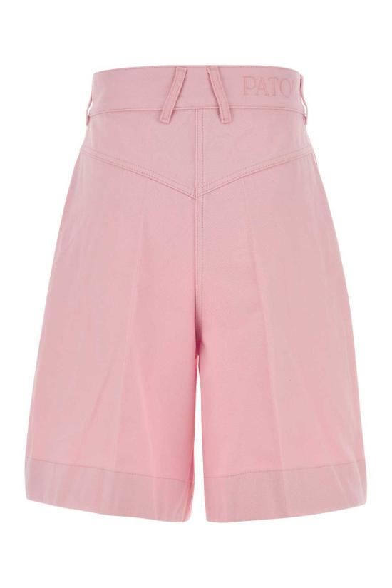  파투 숏팬츠 핑크 코튼 버뮤다 쇼츠 핑크 선셋 - PATOU