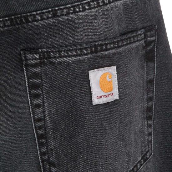  칼하트 데님 팬츠 카하트 랜던 코튼 진 블랙 워른 - CARHARTT