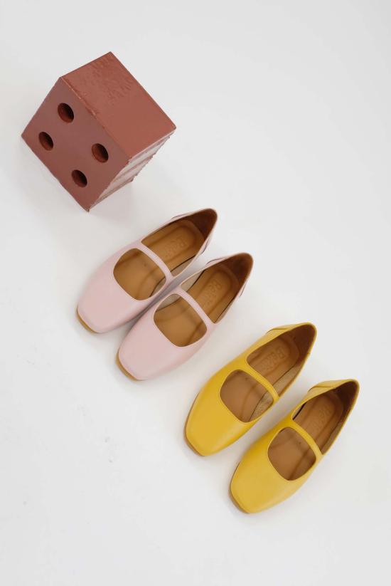  베클리나 플랫 슈즈 올리비아 플랫 레몬 - BEKLINA