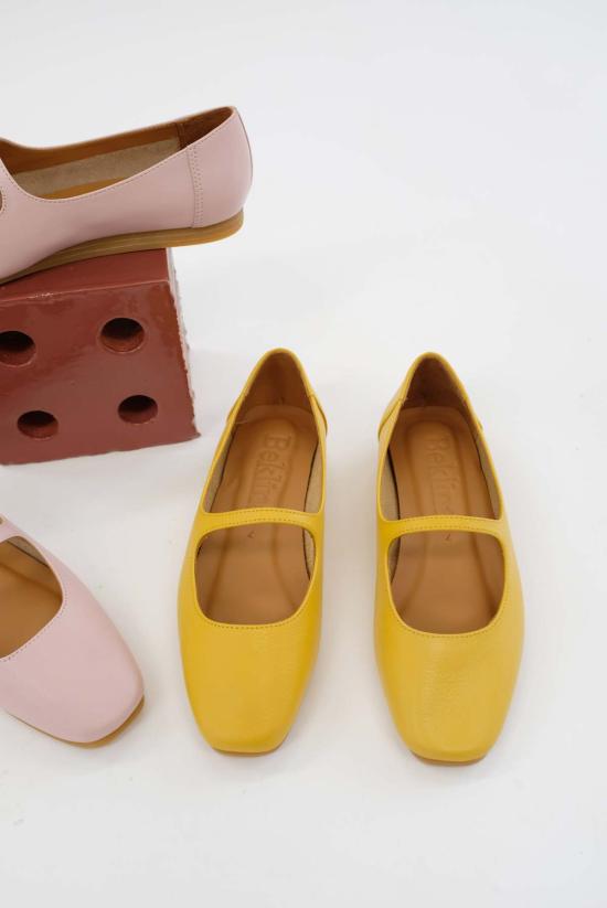  베클리나 플랫 슈즈 올리비아 플랫 레몬 - BEKLINA