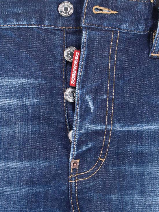  디스퀘어드2 데님 팬츠 슬림 진 블루 - DSQUARED2