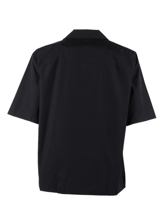  디젤 탑 코튼 엘라스테인 셔츠 블랙 - DIESEL