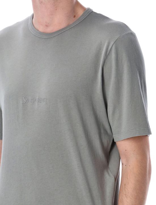 25FW 생로랑 반팔 티셔츠 818535 YBHD21467 GREY - SAINT LAURENT