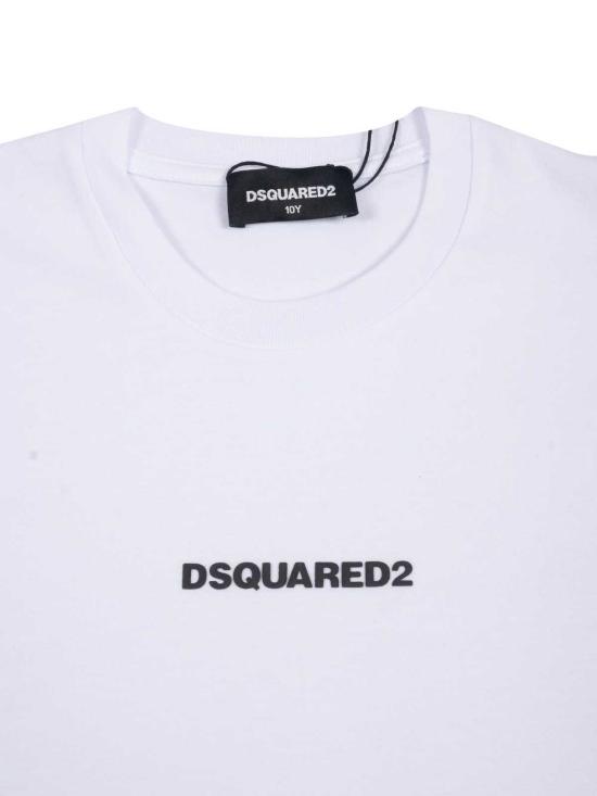  [키즈] 디스퀘어드2 탑 어린이용 Dsquared2 티셔츠 (흰색) - DSQUARED2