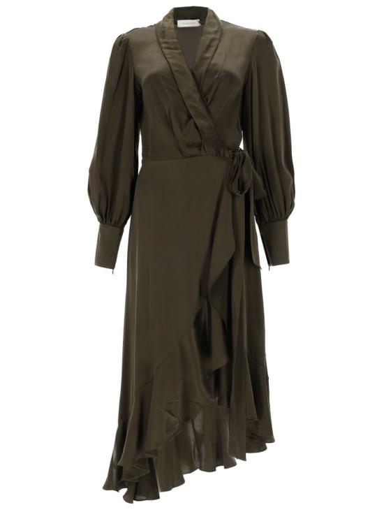 26SS 짐머만 미디 원피스 8066DS26R DKOLV MILITARY GREEN