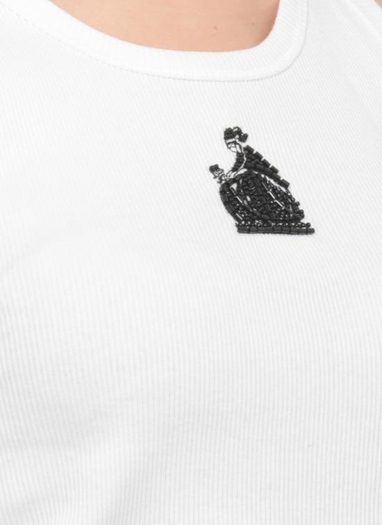 26SS 랑방 민소매 티셔츠 RWTO0012 J047P2600 White - LANVIN