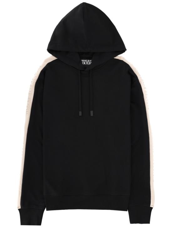 26SS 베르사체 후드 티셔츠 80GAIE08 CF00E899 BLACK