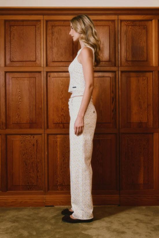  하우스오브써니 블라우스 써니 하우스 더블 레이어 버터컵 메쉬 탑 버터 - HOUSE OF SUNNY