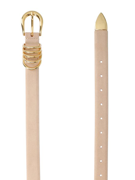 26SS 데한체 레귤러 벨트 HOLLY SUEG BEIGE GOLD Beige - DEHANCHE