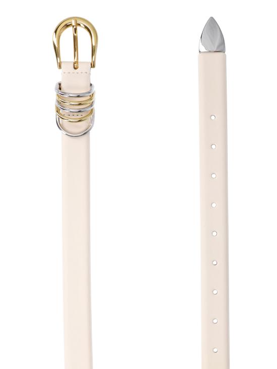 26SS 데한체 레귤러 벨트 HOLLY MM IVORY SILVER GOLD White - DEHANCHE