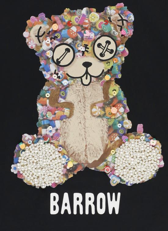 26SS [키즈] 바로우 티셔츠 S6BKJGTH177 110 Black - BARROW