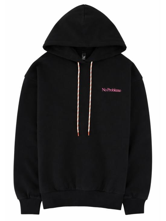26SS 노프라블레모 후드 티셔츠 NP2002505 BLACK