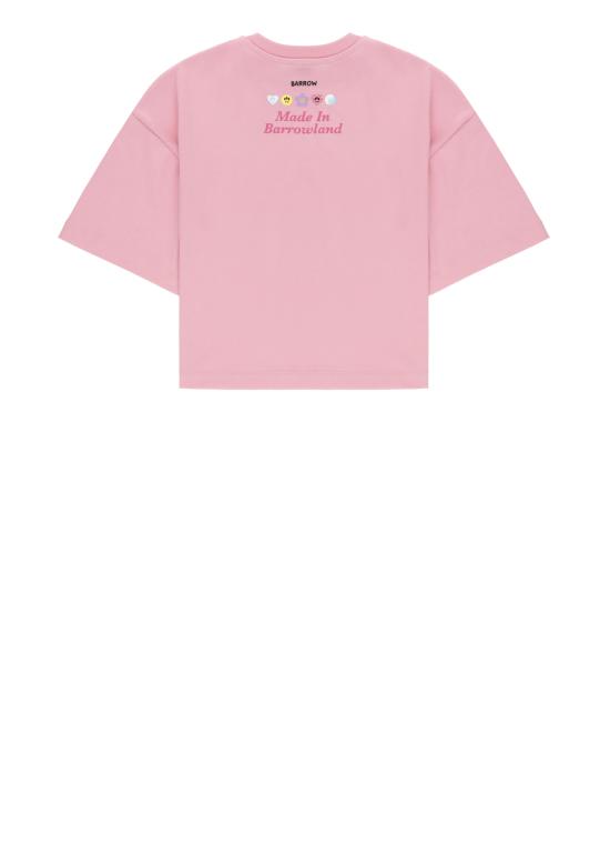26SS [키즈] 바로우 티셔츠 S6BKJGTH132 BW311 Pink - BARROW