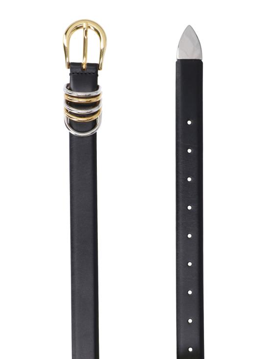 26SS 데한체 레귤러 벨트 HOLLY MM BLACK SILVER GOLD Black - DEHANCHE