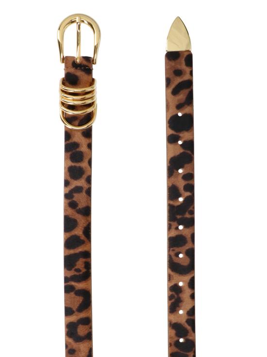 26SS 데한체 레귤러 벨트 HOLLY ANG DARK JAGUAR GOLD Brown - DEHANCHE