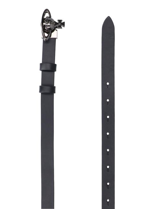 26SS 비비안웨스트우드 레귤러 벨트 8201008DW L00CH N401 Black - VIVIENNE WESTWOOD