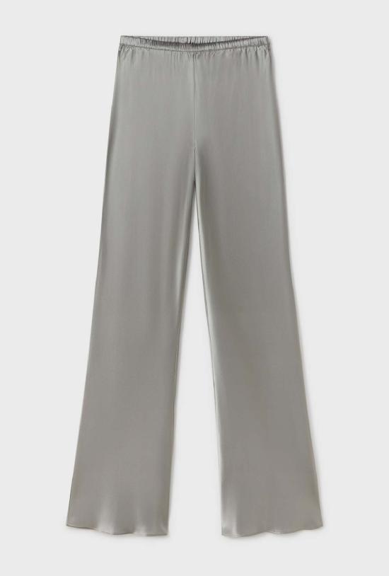  실크 런드리 스트레이트 팬츠 실크 세탁 바이어스컷 팬츠 문 팬츠 문 - SILK LAUNDRY