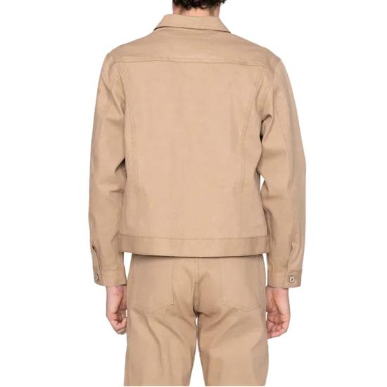  네이키드 & 페이머스 데님 자켓 네이키드 앤 페이머스 셀비지 슬랙스 데님 재킷 베이지 - NAKED & FAMOUS