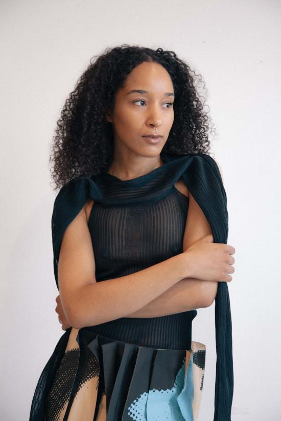  ULIKASANCTUS 민소매 티셔츠 울리카 산투스 시스루 탱크탑