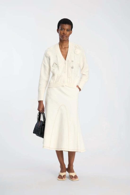  문테 가디건 비오라 니트