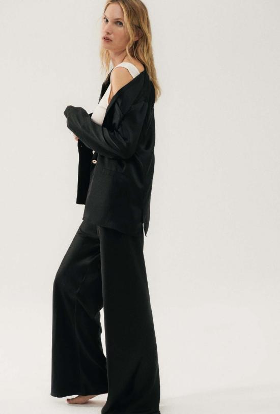  실크 런드리 수트 자켓 칼라리스 블레이저 블랙 - SILK LAUNDRY