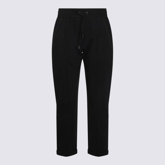  브루넬로 쿠치넬리 팬츠 면바지 블랙