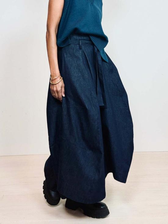  예세이트 데님 스커트 예사엣 루암 - YESAET