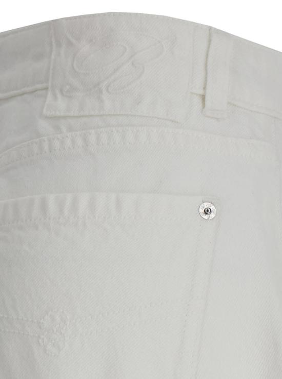  블루마린 데님 팬츠 데님 플레어 팬츠 진 화이트 - BLUMARINE