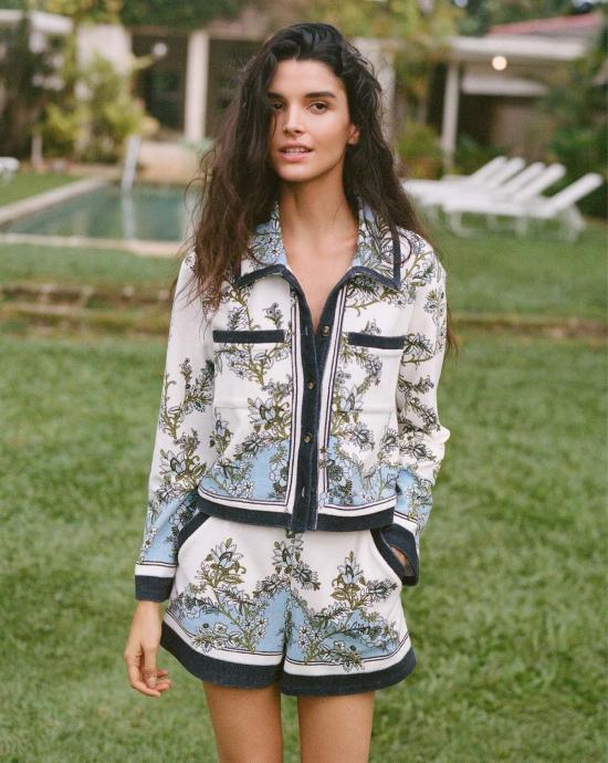  베로니카비어드 가디건 베로니카 비어드 노벨 테리 버튼다운  셔츠 - VERONICA BEARD