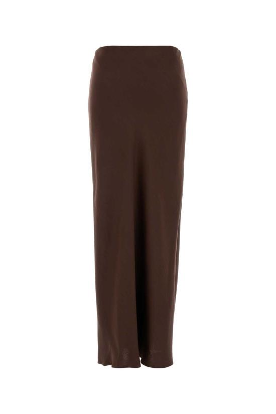  브루넬로 쿠치넬리 롱 스커트 브라운 비스코스 블렌드  브라운 - BRUNELLO CUCINELLI