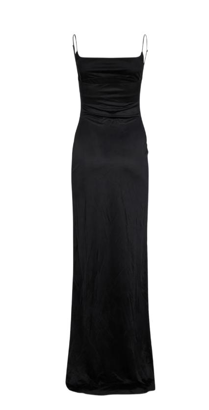 26SS 디스퀘어드2 미디 원피스 S75CV0983D20110 900 BLACK - DSQUARED2