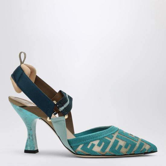  펜디 플랫 슈즈 누도 다크 지아다